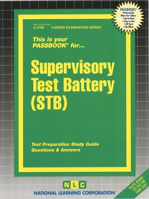 cover image of Supervisory Test Battery